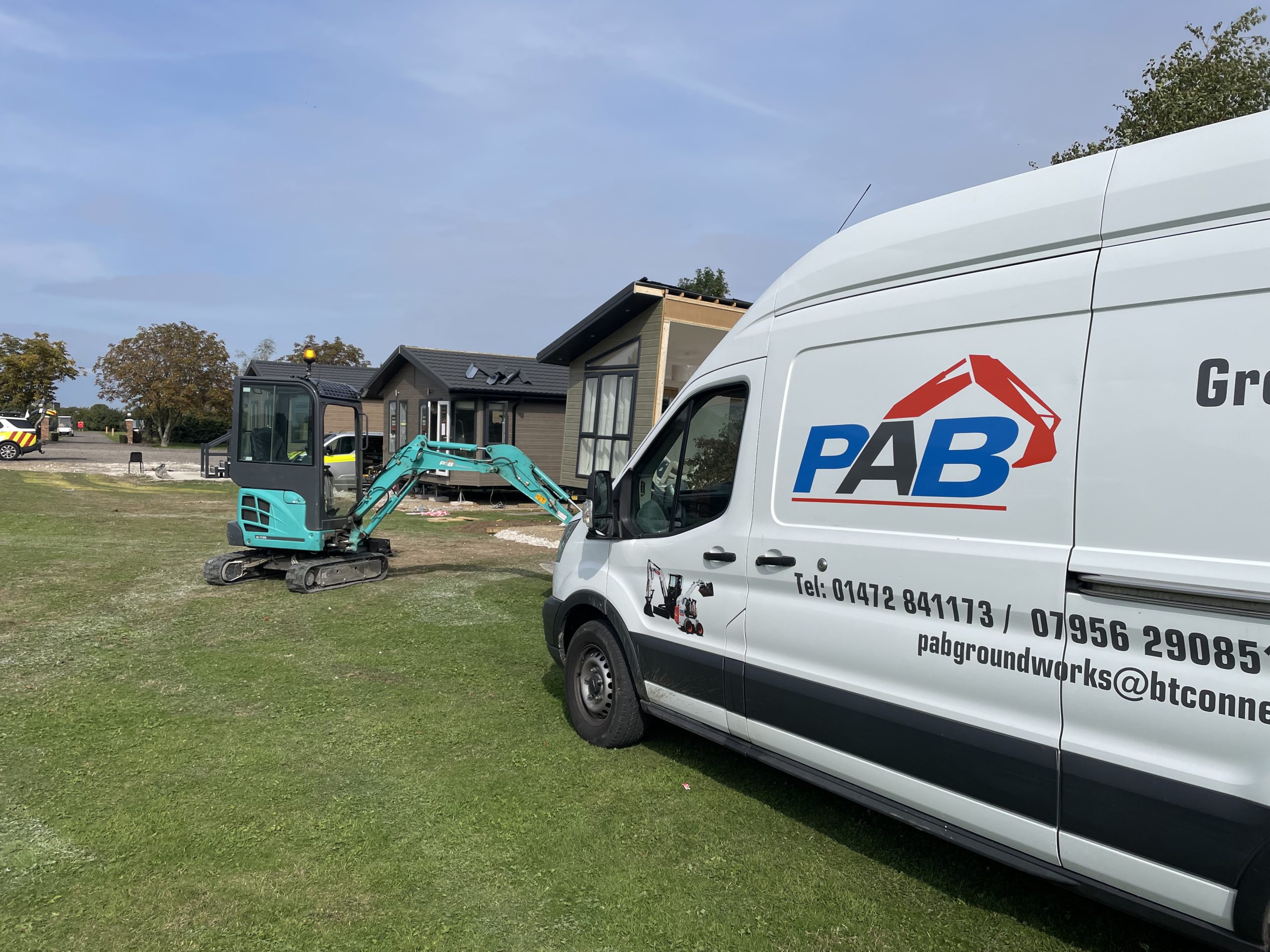 PAB Groundworks Mini Excavator